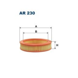 AR230 FILTRO ARIA FIAT...