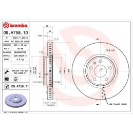 09.A758.11 DISCO FRENO ANT....