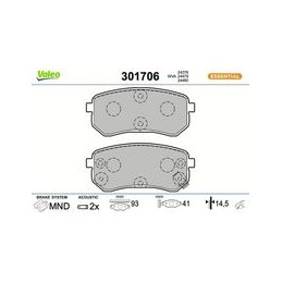 301706 KIT PASTIGLIE FRENI...