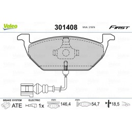 301408 PASTIGLIE FRENO...